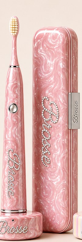 Pink Sugar toothbrush and travel case